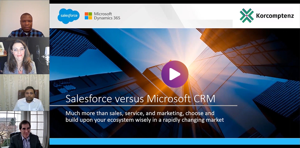 Microsoft Dynamics 365 Vs Salesforce Video Thumbnail