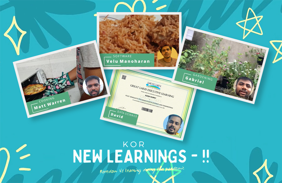 New Learnings