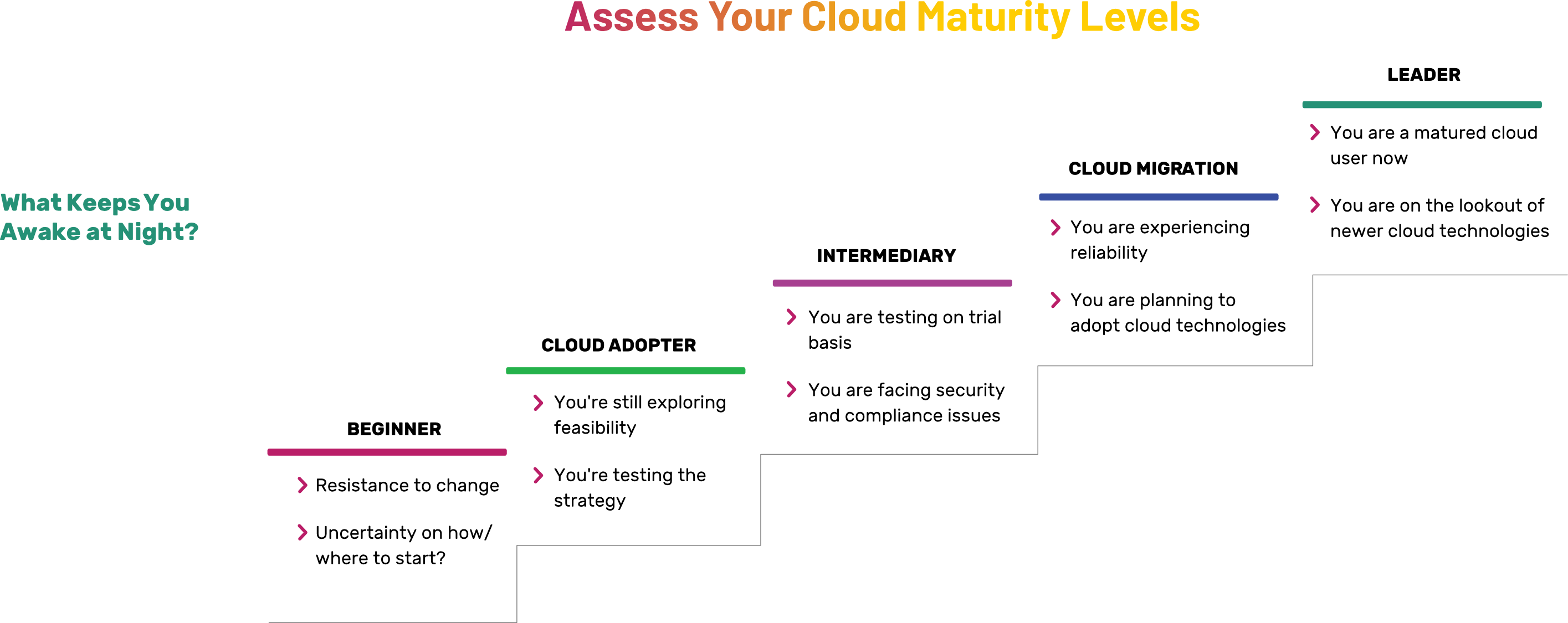 Cloud Maturity Levels