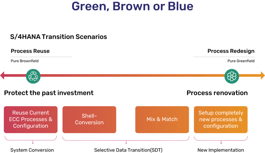 S4 HANA Transition Scenarios